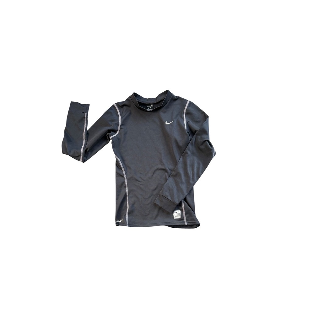 Nike Pro Compression Shirt Kids Size M Black